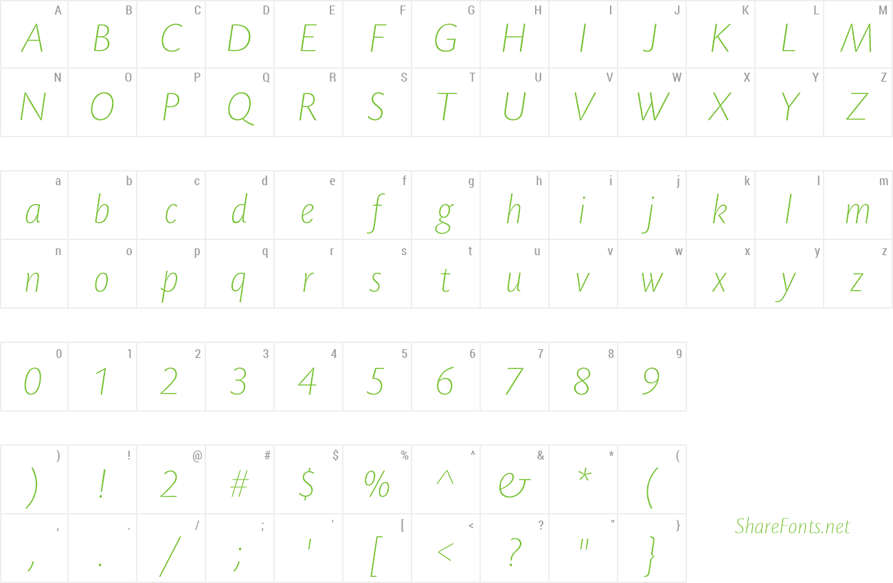 Font TodaySB-Bold preview