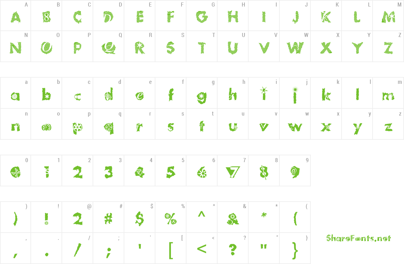 Font TomFool preview