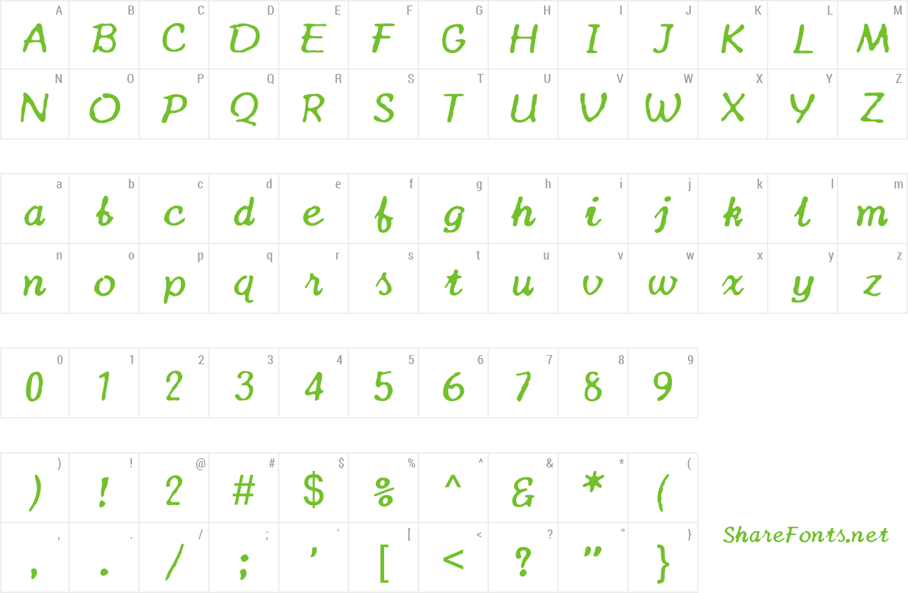 Font Canon TypeStar 210 preview