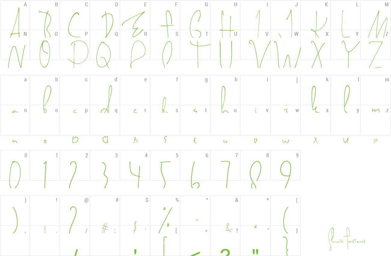 Font Satriya Maya Handwriting preview