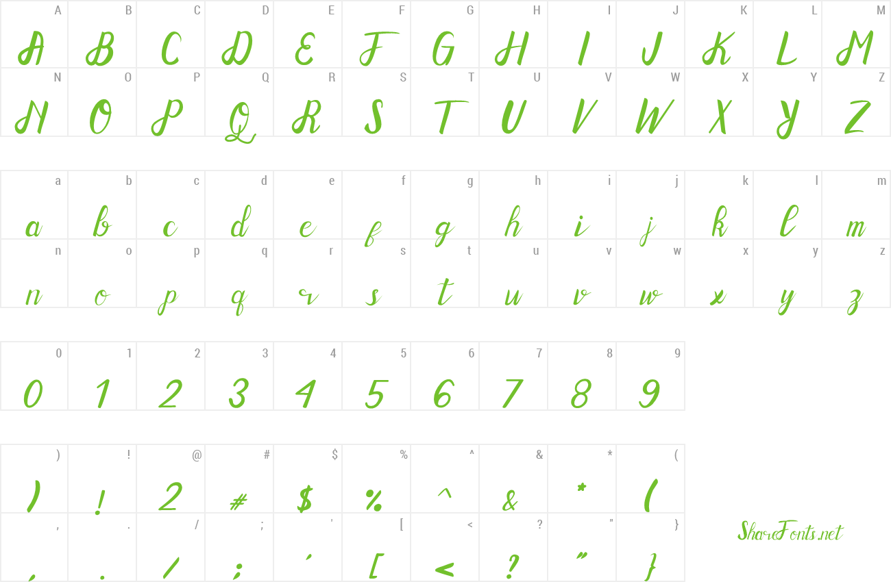 Font Gotmads preview