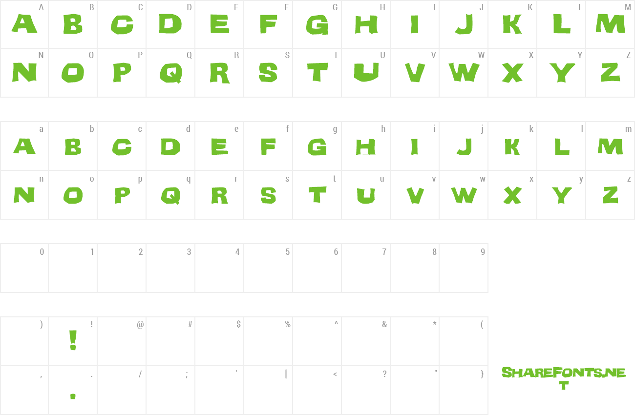 Font Teenage Delinquent preview