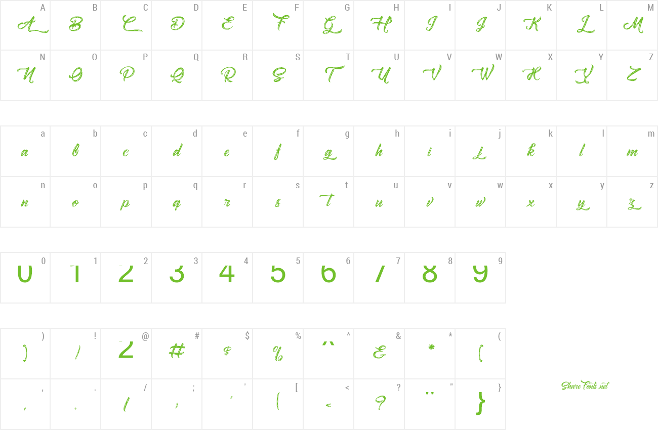 Font Amontillados preview