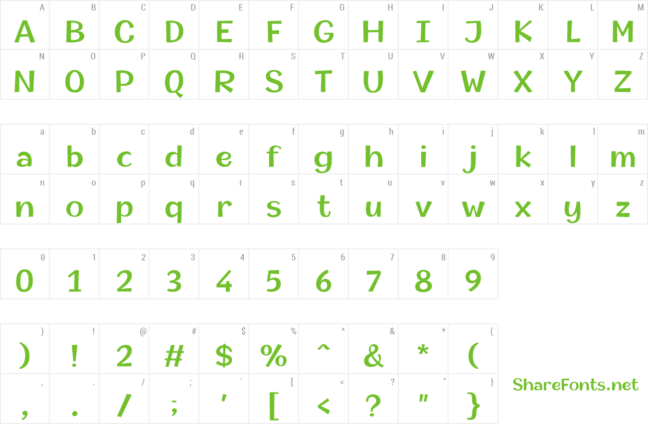 Font Champigna preview