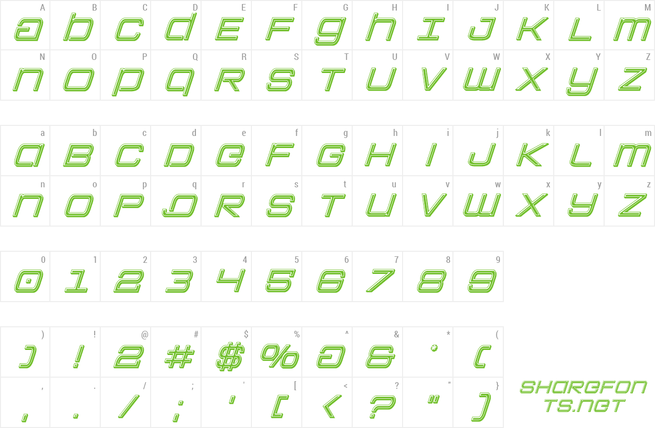 Font Colony Marines preview