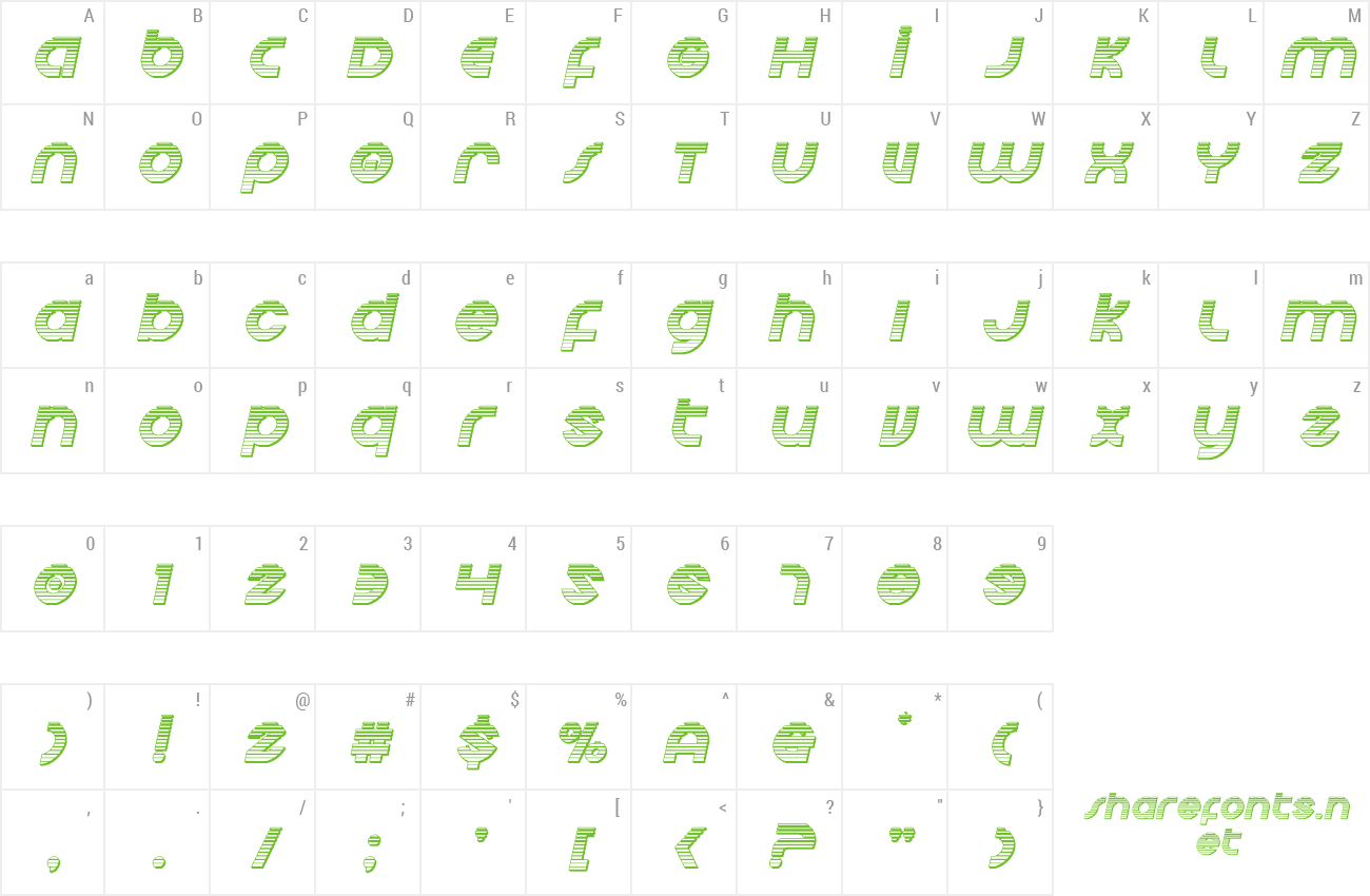 Font Echo Station preview