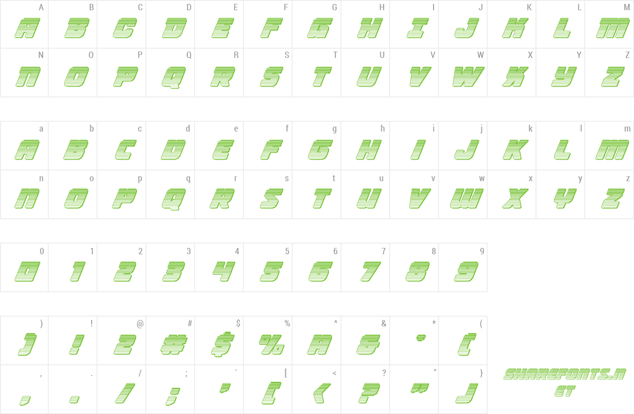 Font Victory Comics preview