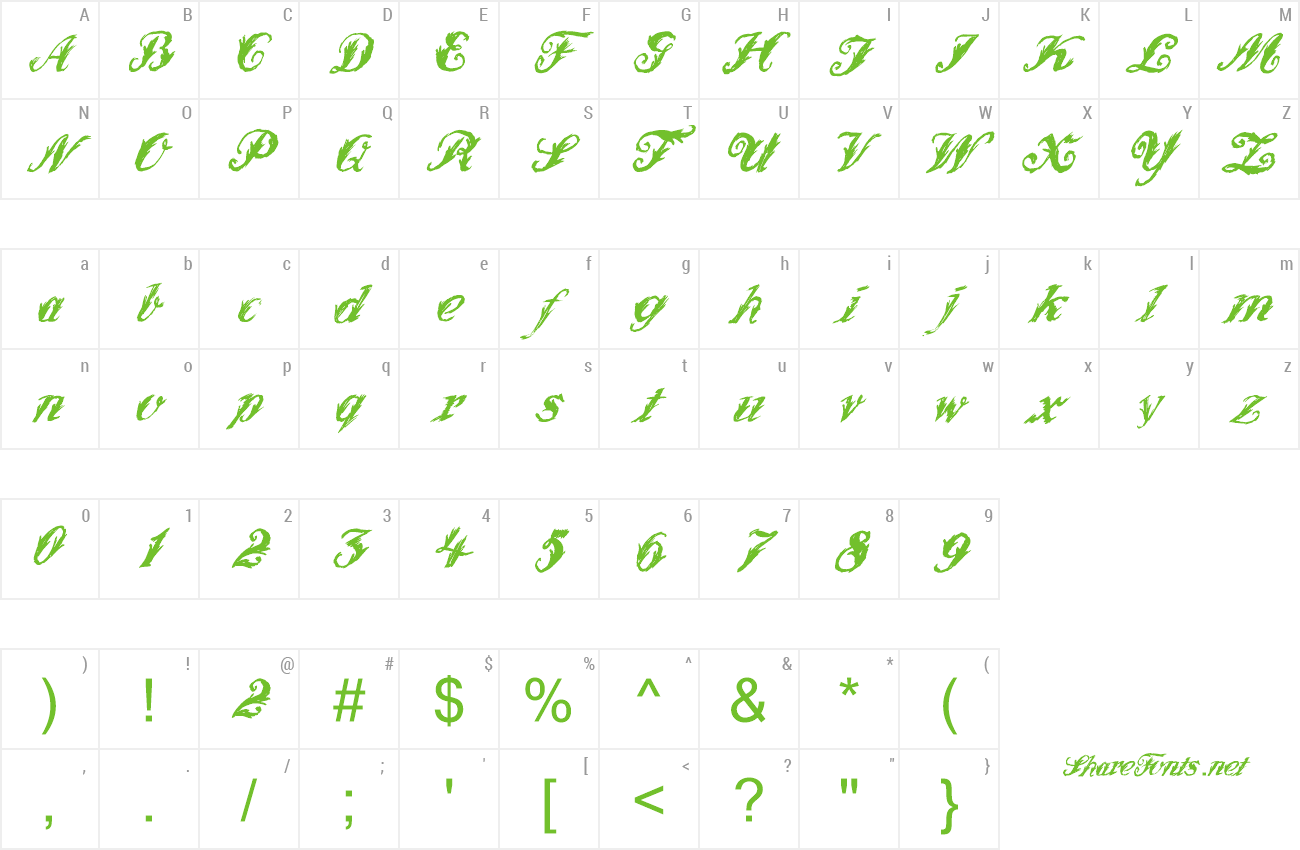 Font Wonder Ink preview