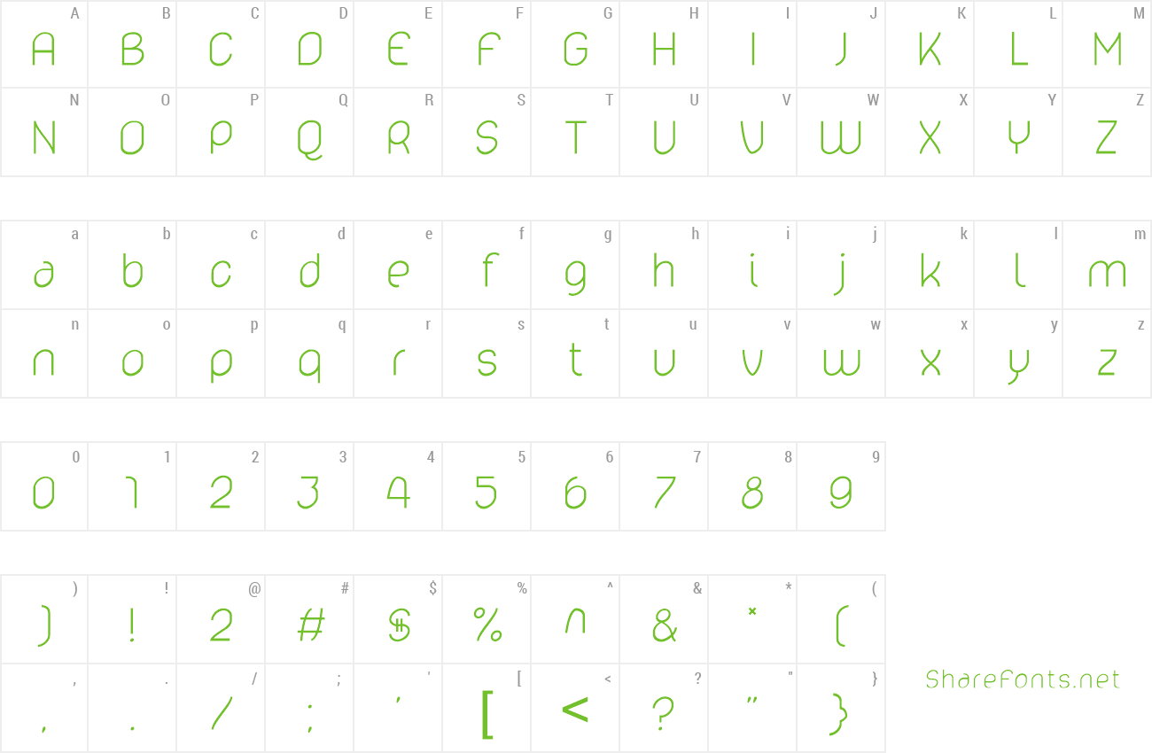 Font Lelim Pro preview