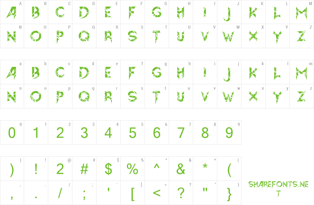Font Hellion preview