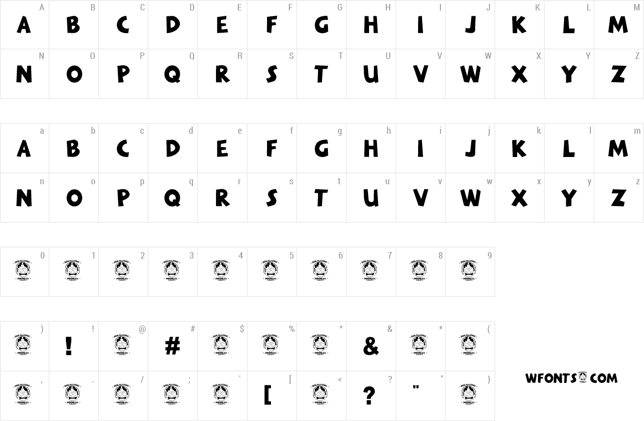 Download Free Font The Minion