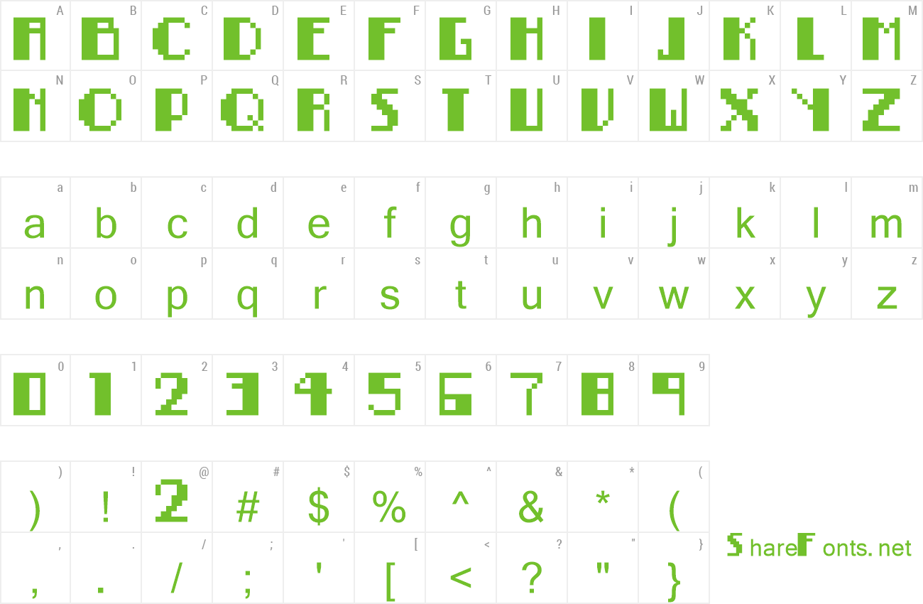 Font BitNoire preview