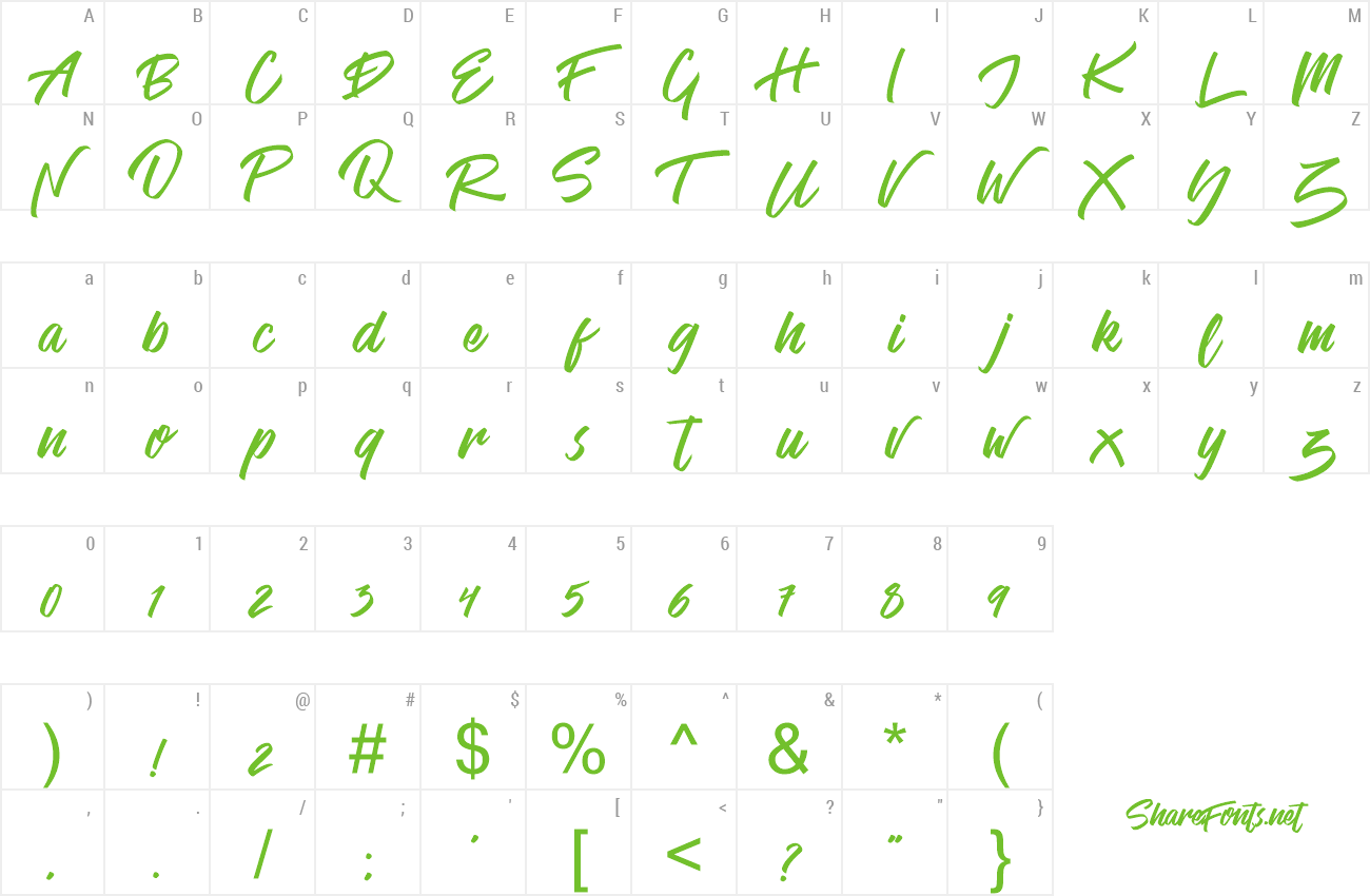 Font Venetian preview