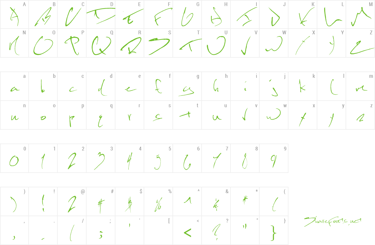 Font Kevin Wild preview