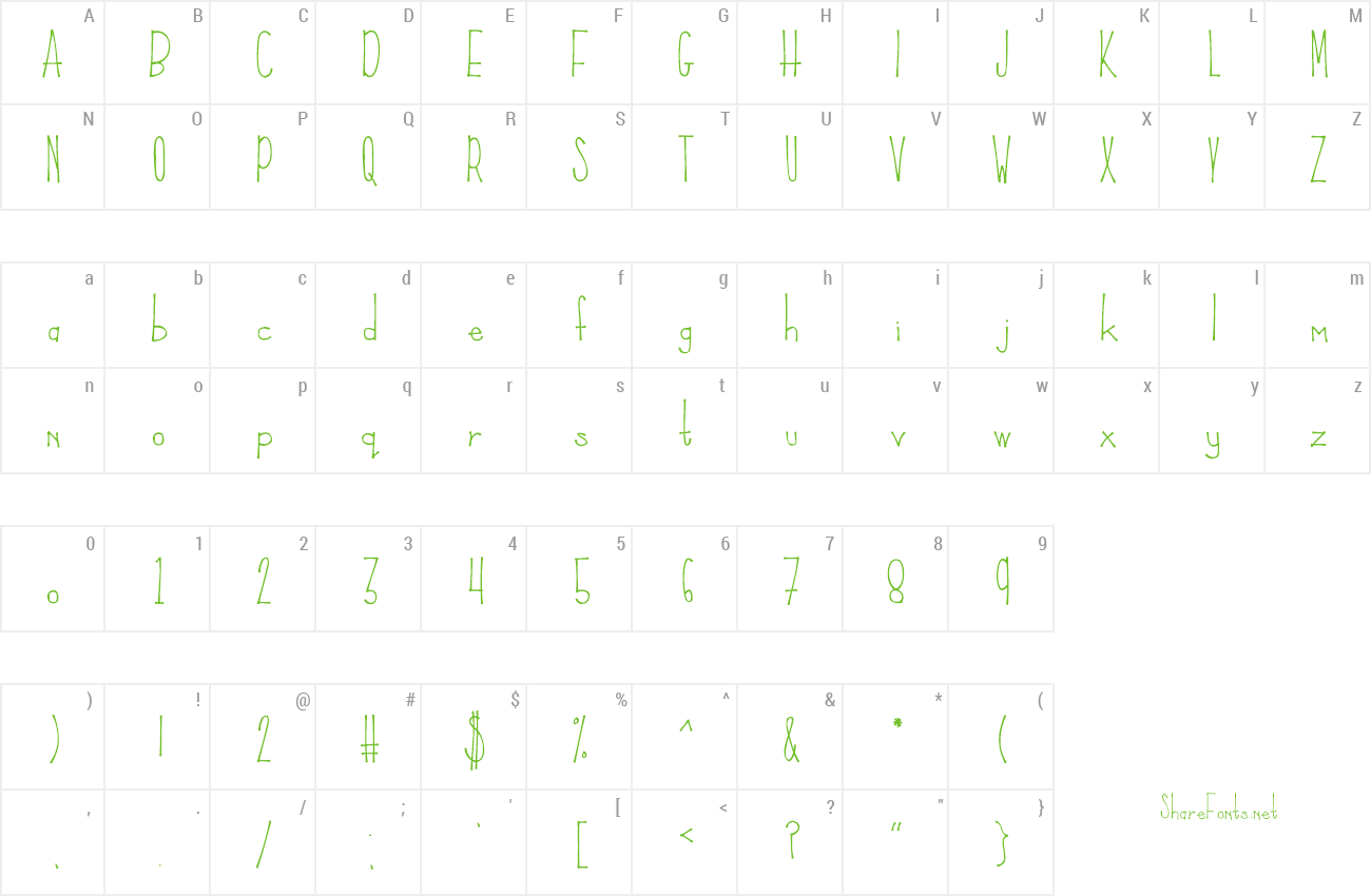 Font KL Frances preview