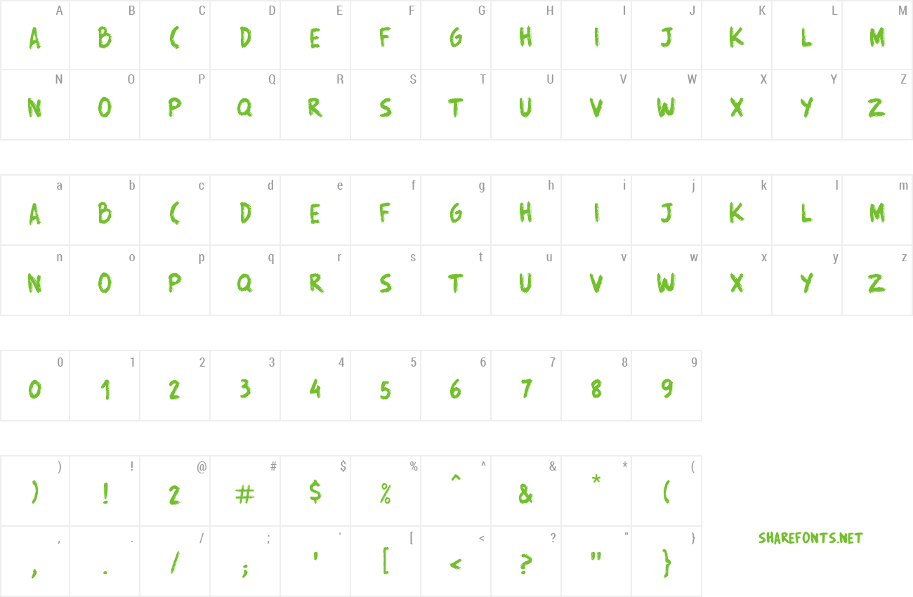 Font Trincha preview