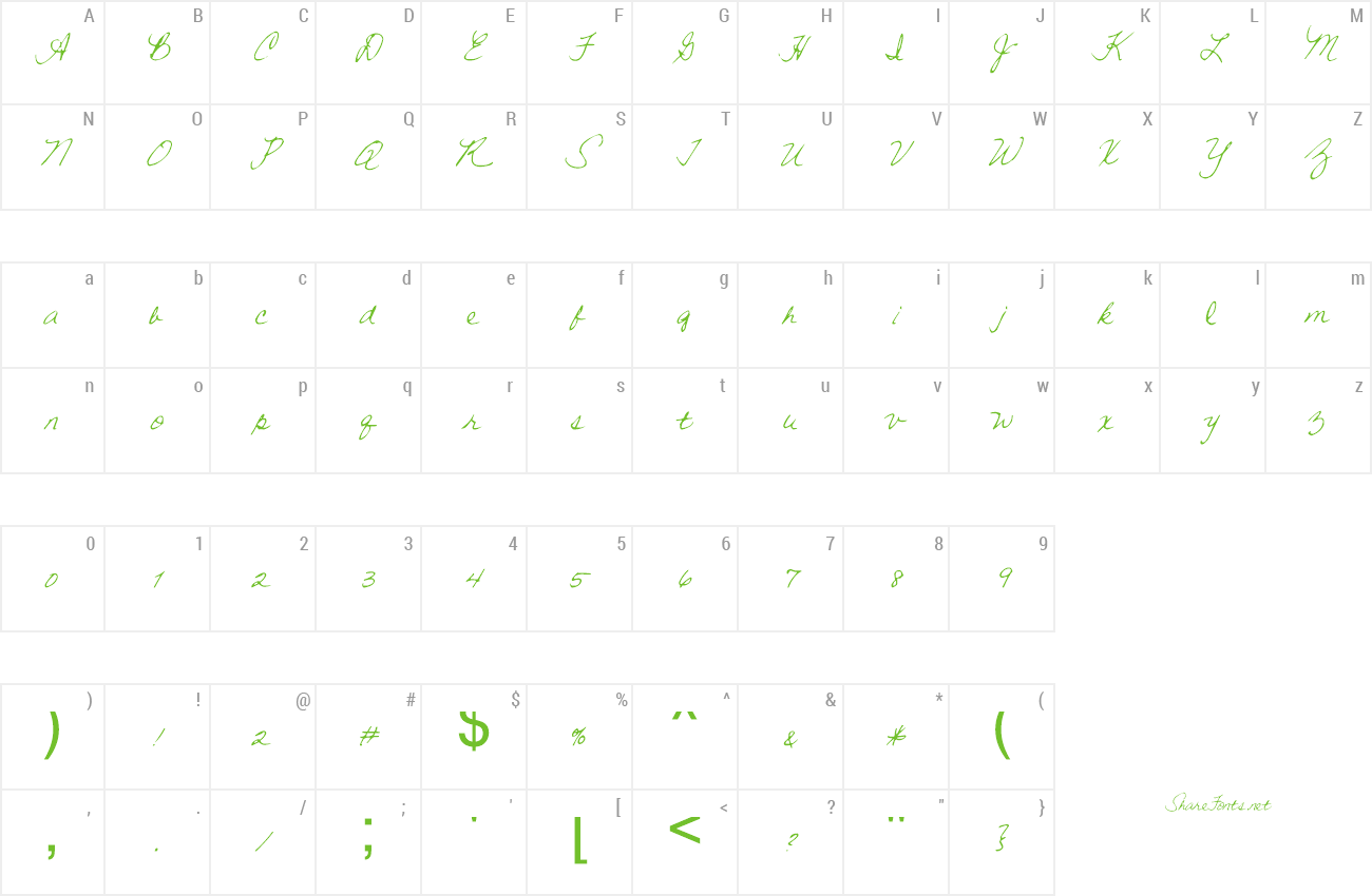 Font Warm Showers preview