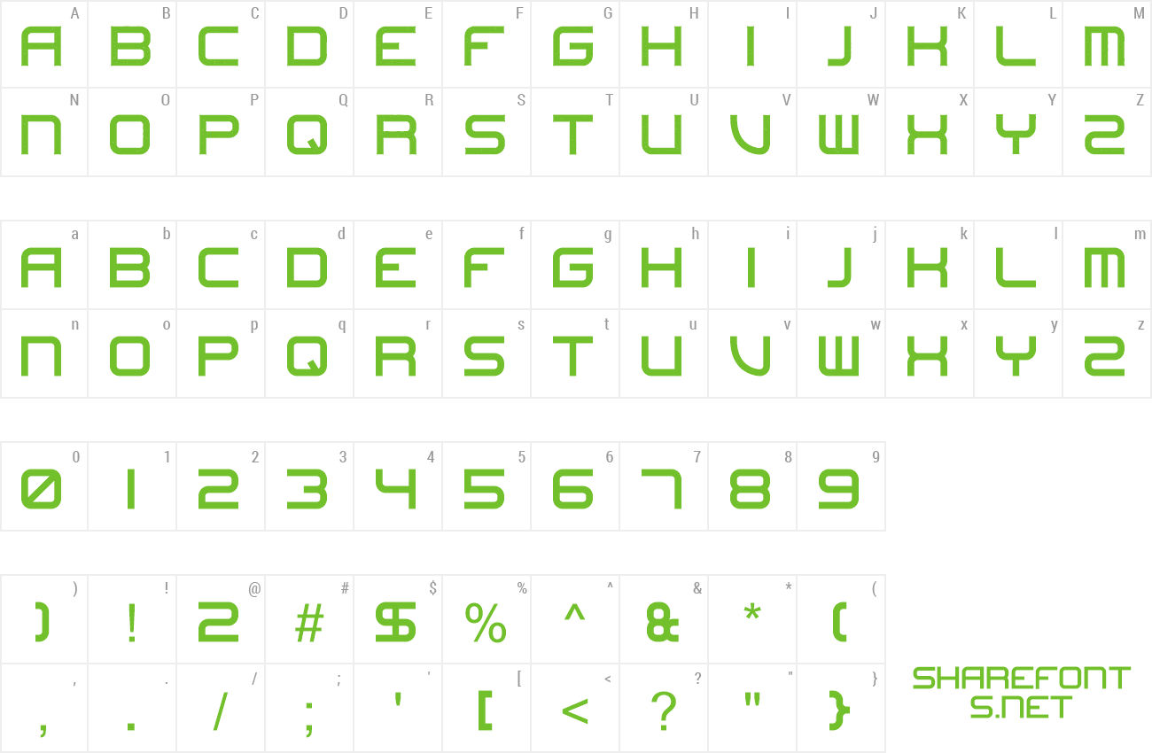 Font Undefeated preview