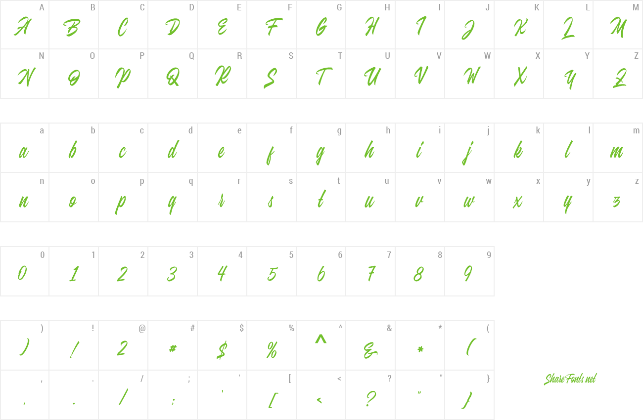 Font Juvenile preview