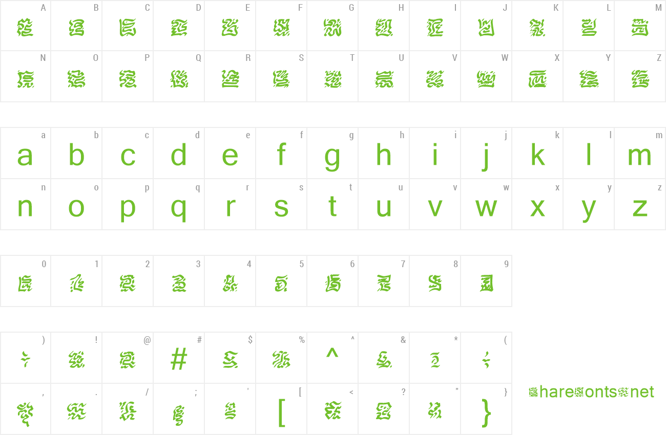 Font Vicnora preview