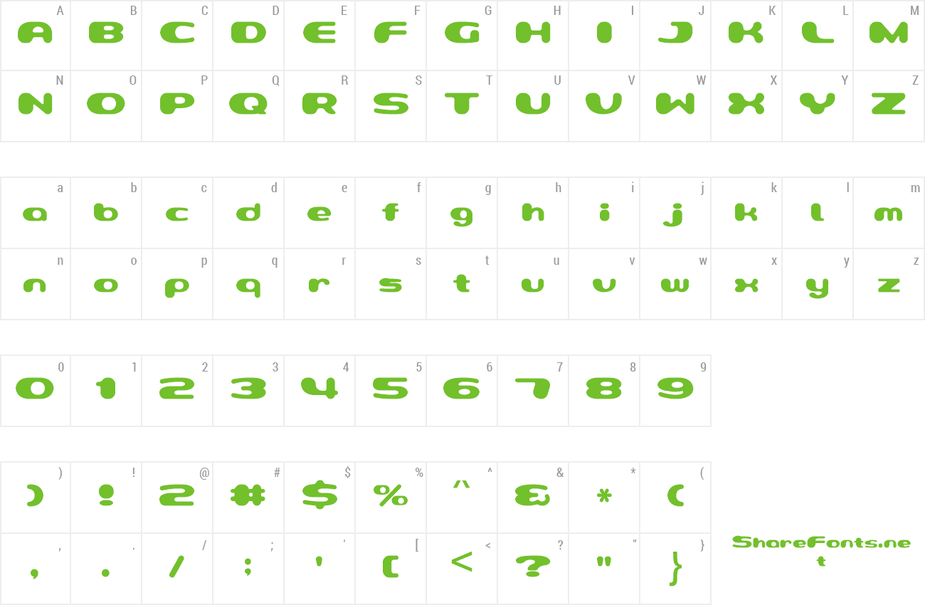 Font Milky Well preview