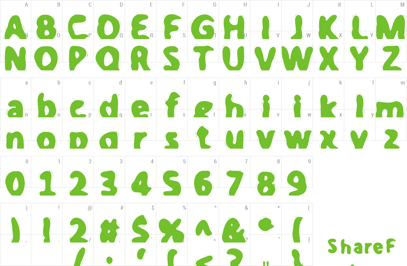 Font Her Pin Code Is 0-0-0-0 preview