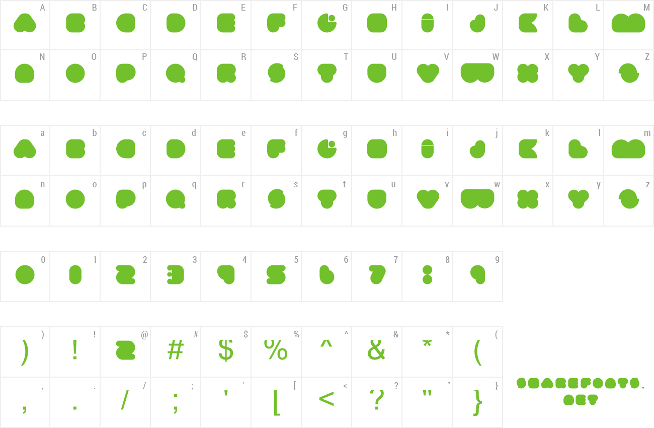Font Happyloverstown.eu - Umma Gomma preview