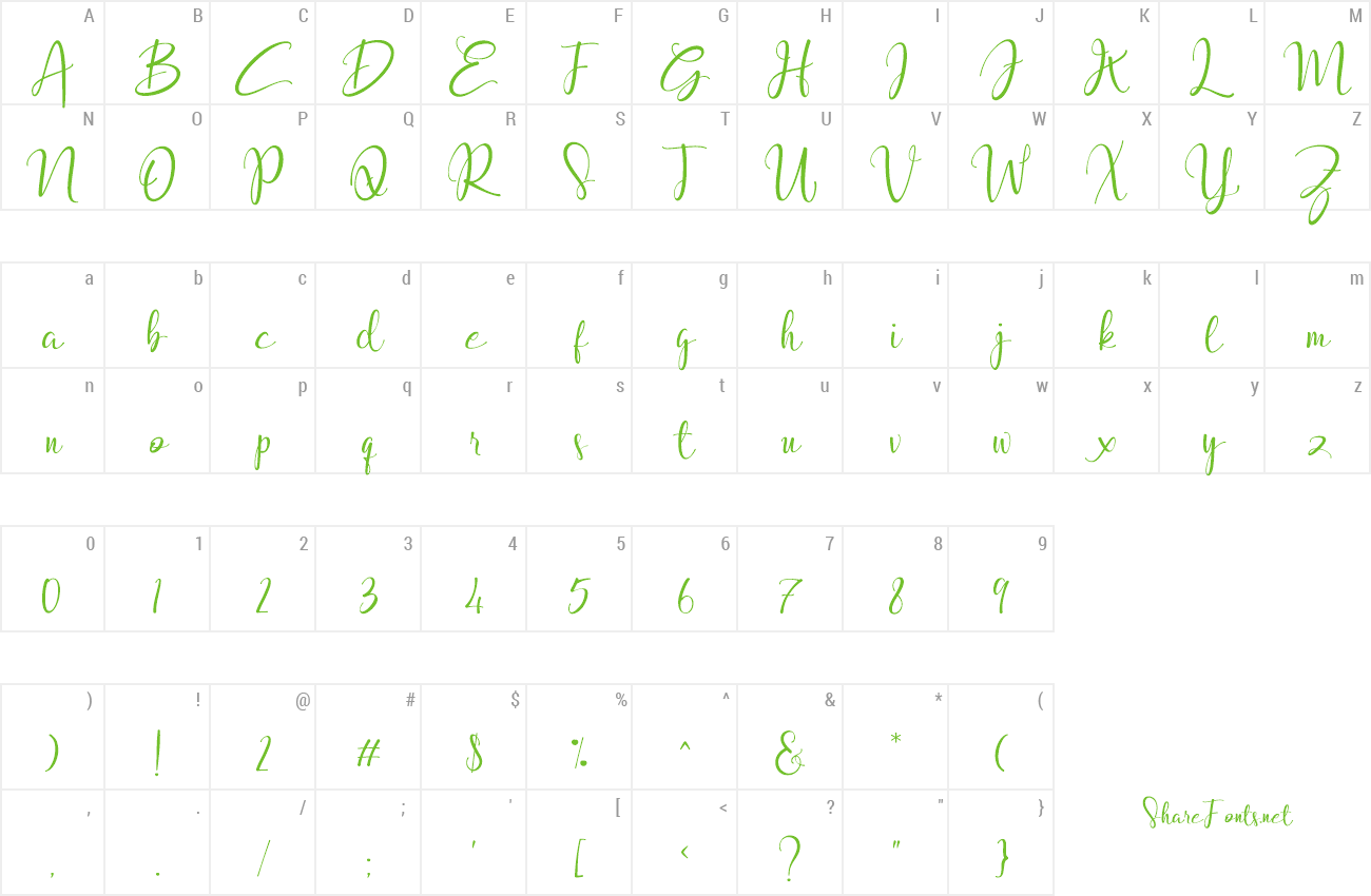 Font Cecillonia preview