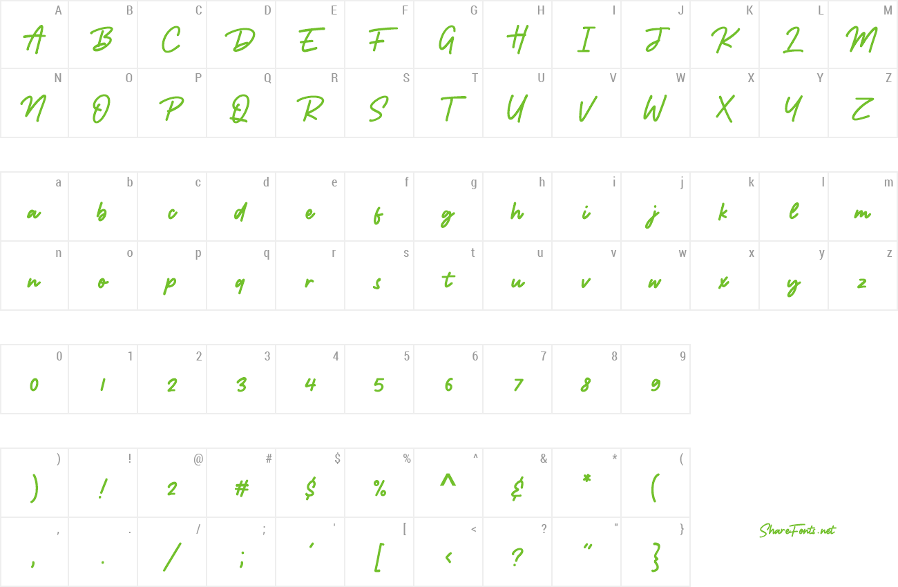 Font Rattman preview