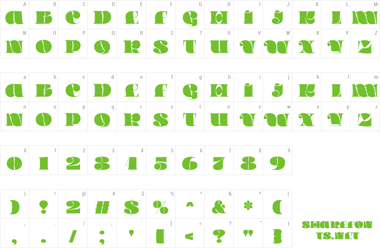 Font Quarantype Chillout preview