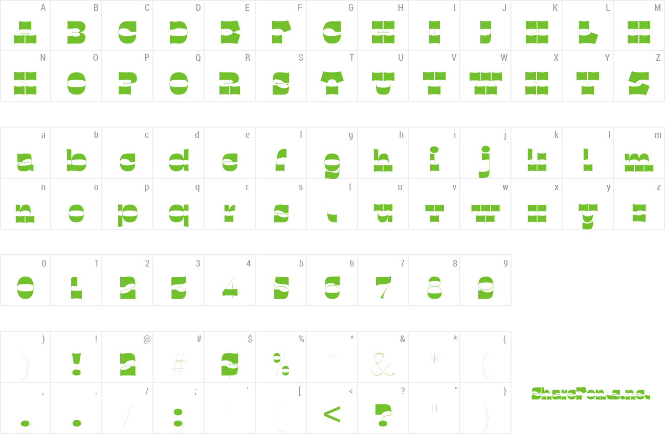 Font Quarantype Embrace preview