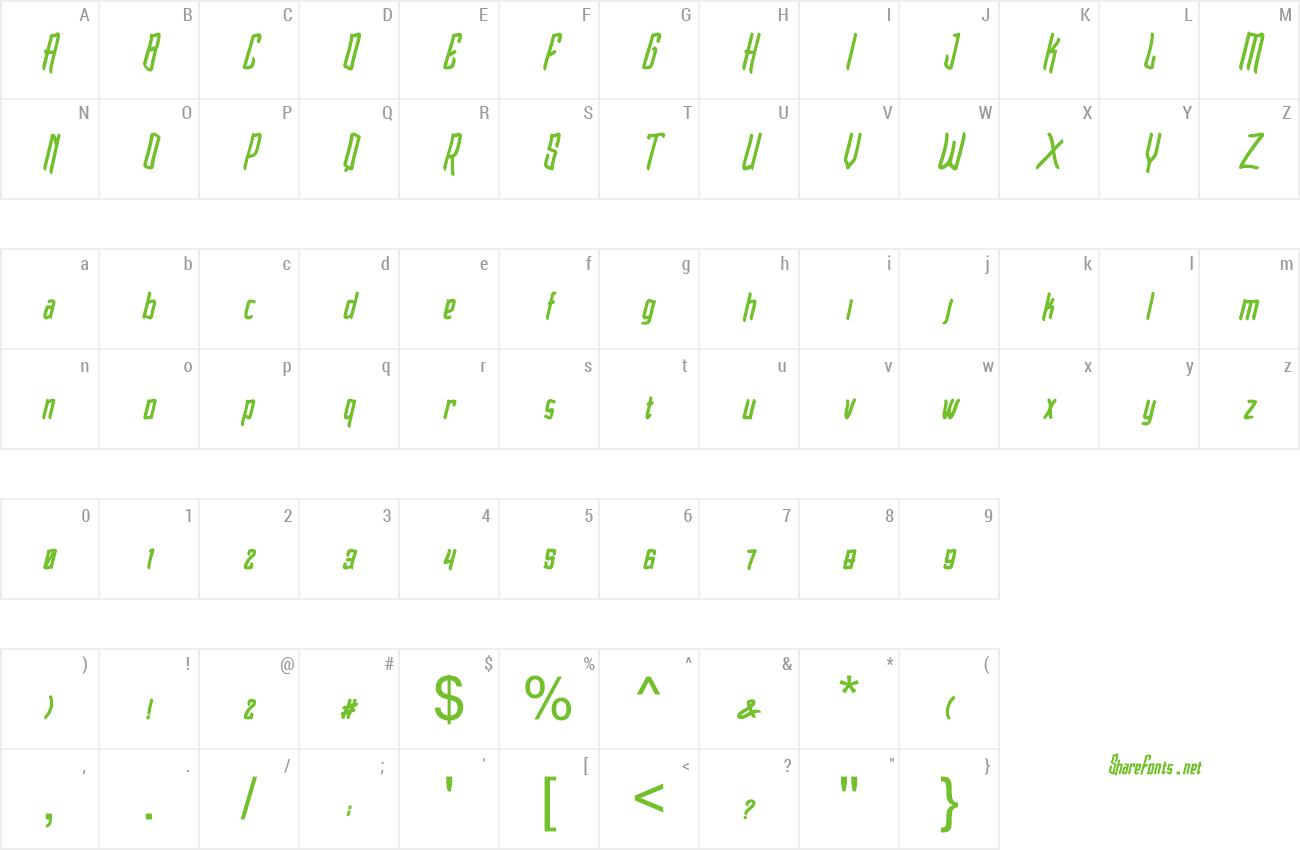 Font Balluqa preview