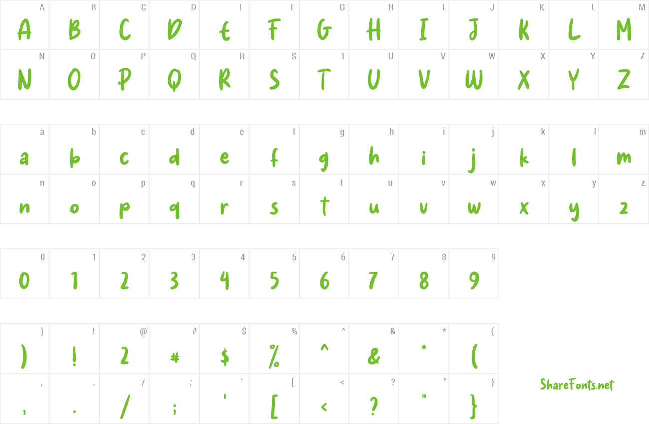 Font Honey Jar preview