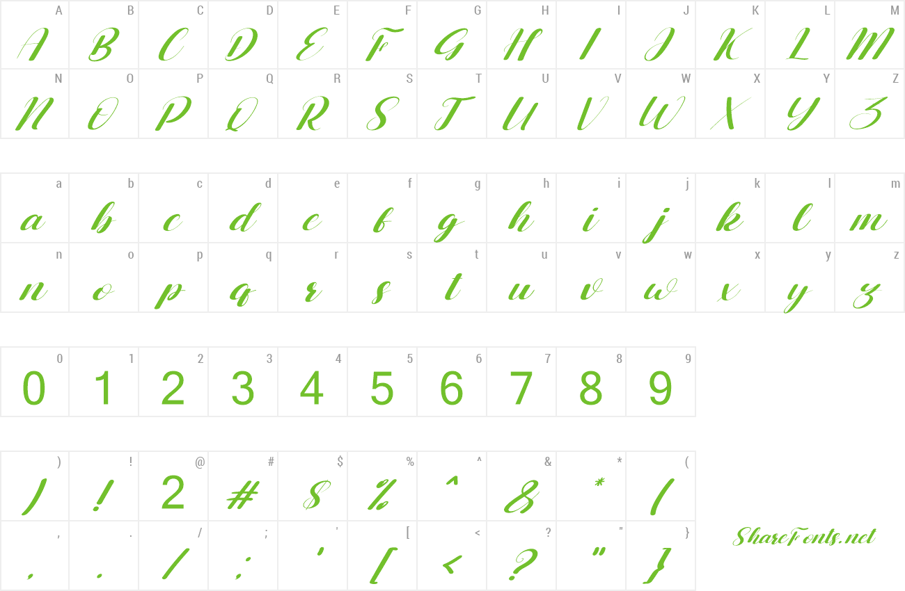 Font Belligo preview