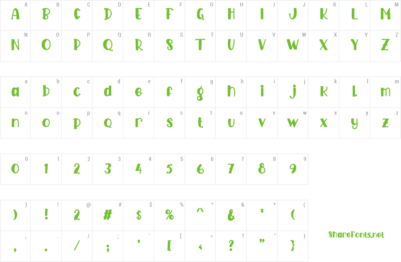 Font Big Babol preview