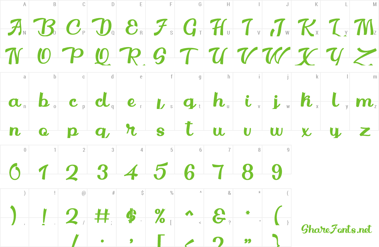 Font Breylone preview