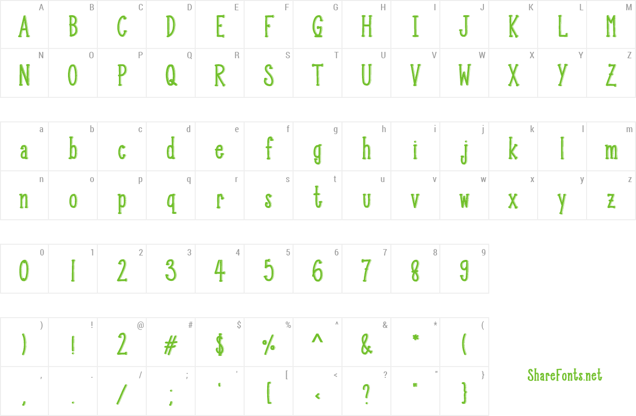 Font Kangaroo preview