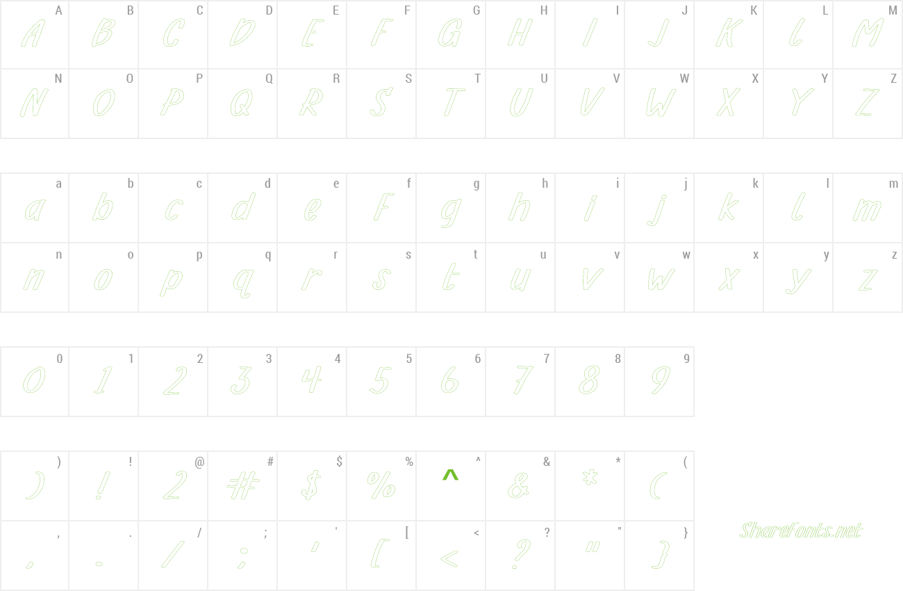 Font Mexico House preview