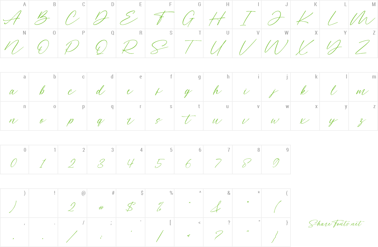 Font Miarlem preview