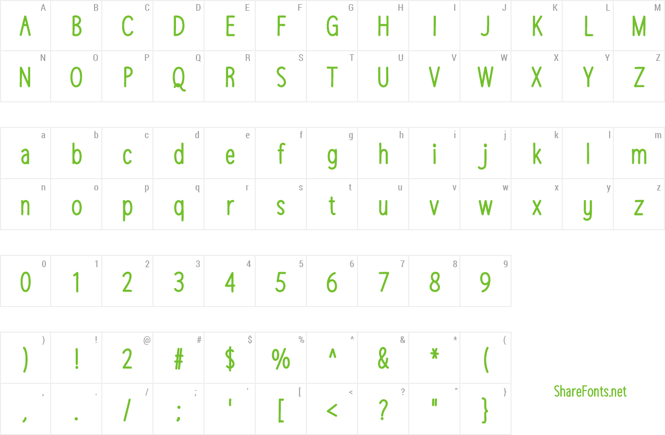 Font Mollenia preview