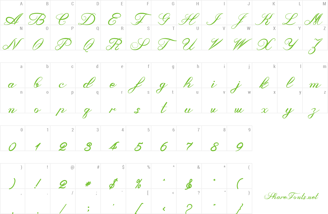 Font Romantic Season preview