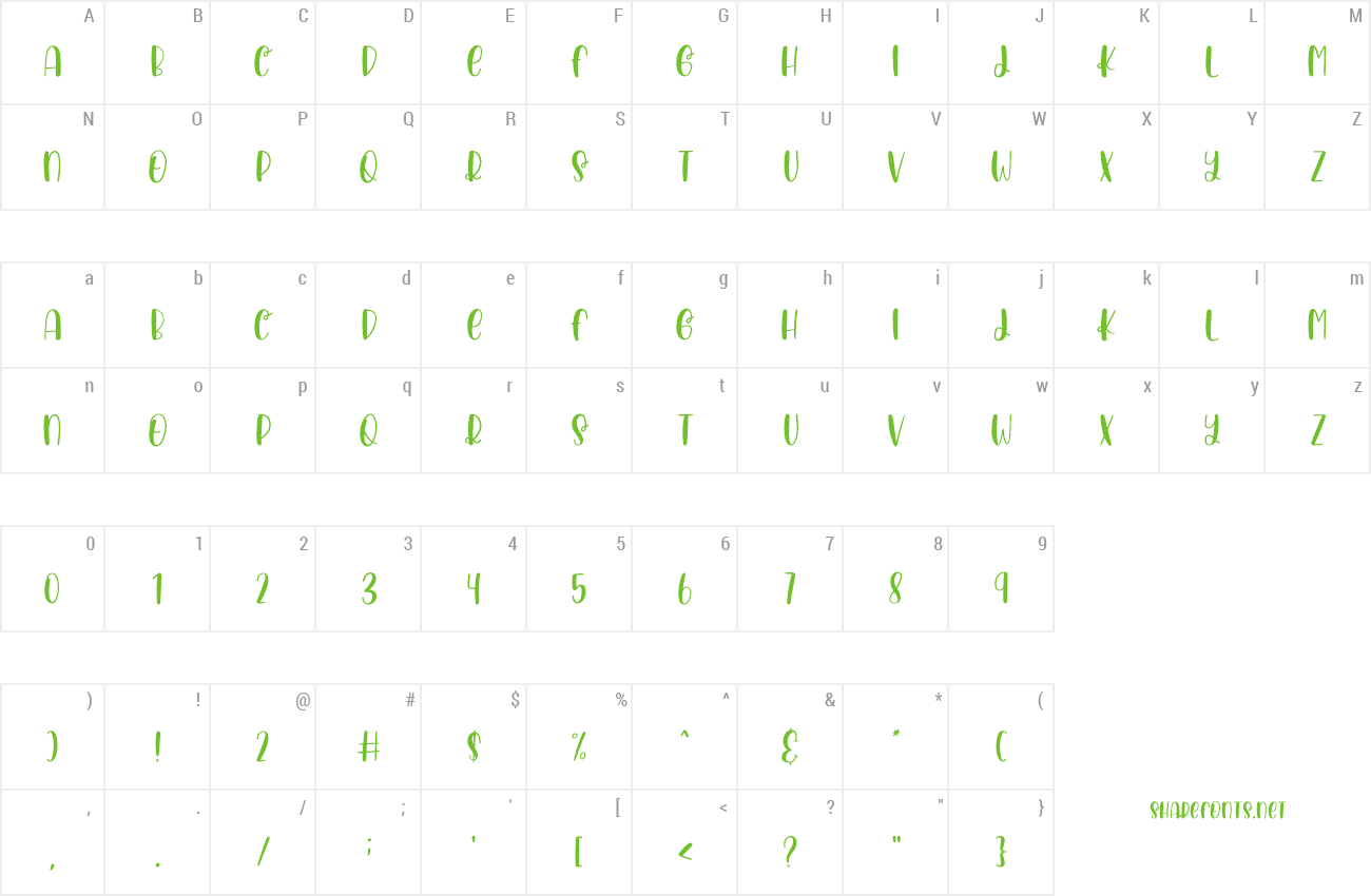 Font Rustic Peach preview