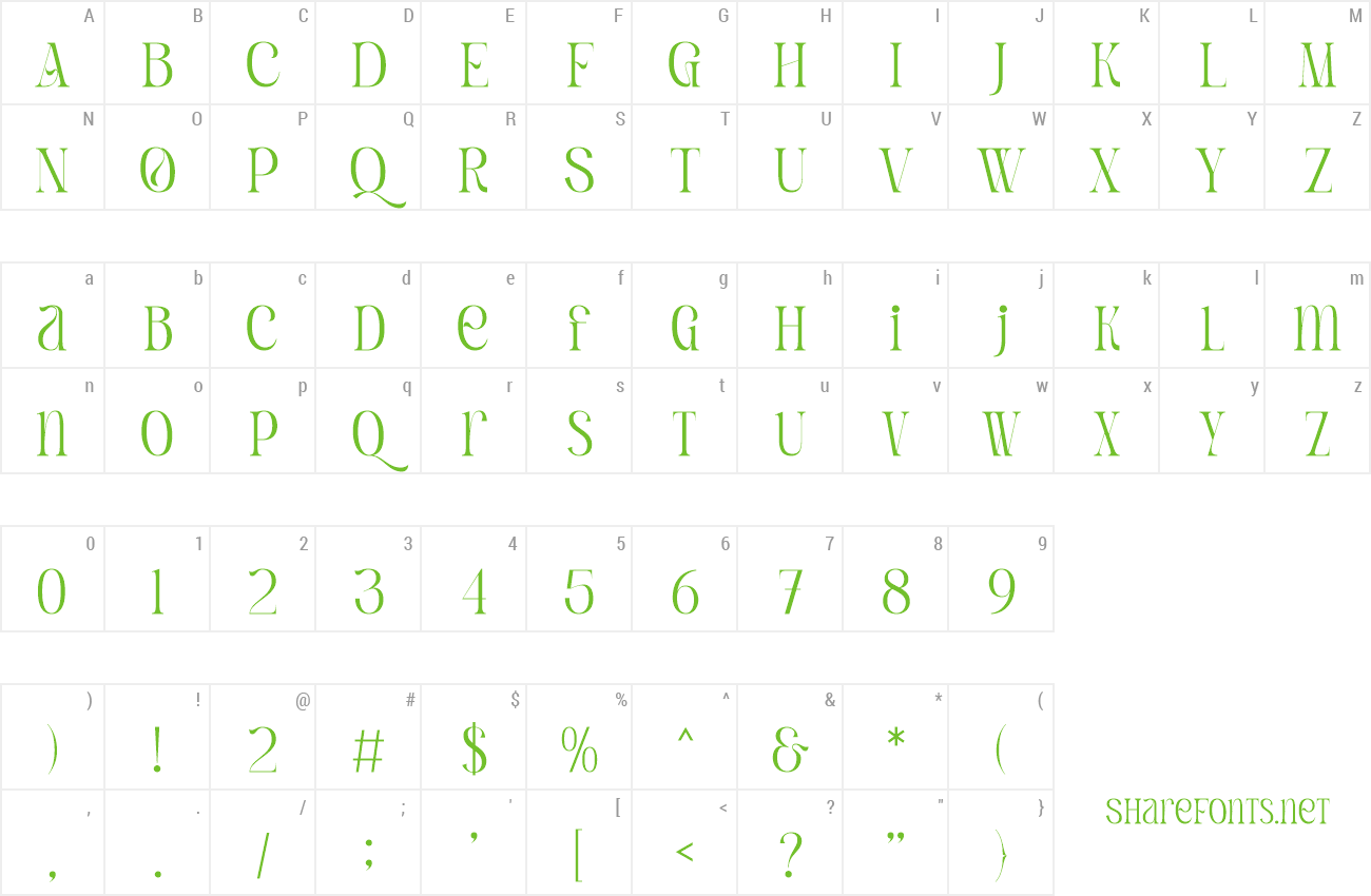 Font Argaka Fashion preview