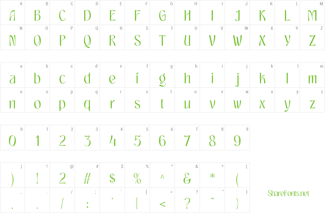 Font Armouk preview