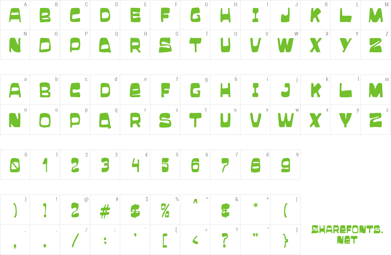 Font Black Wagoon preview