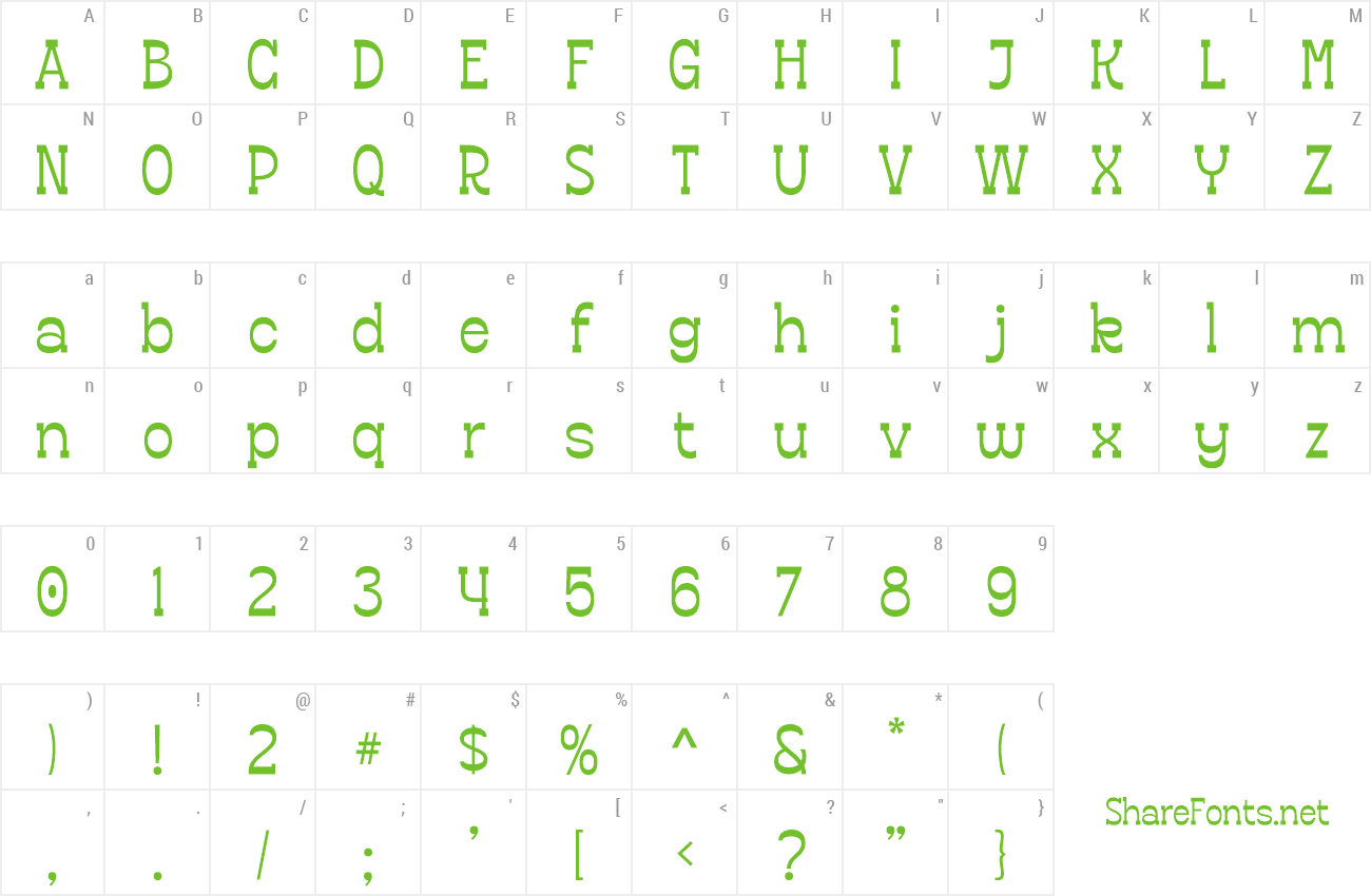 Font Kafkey preview