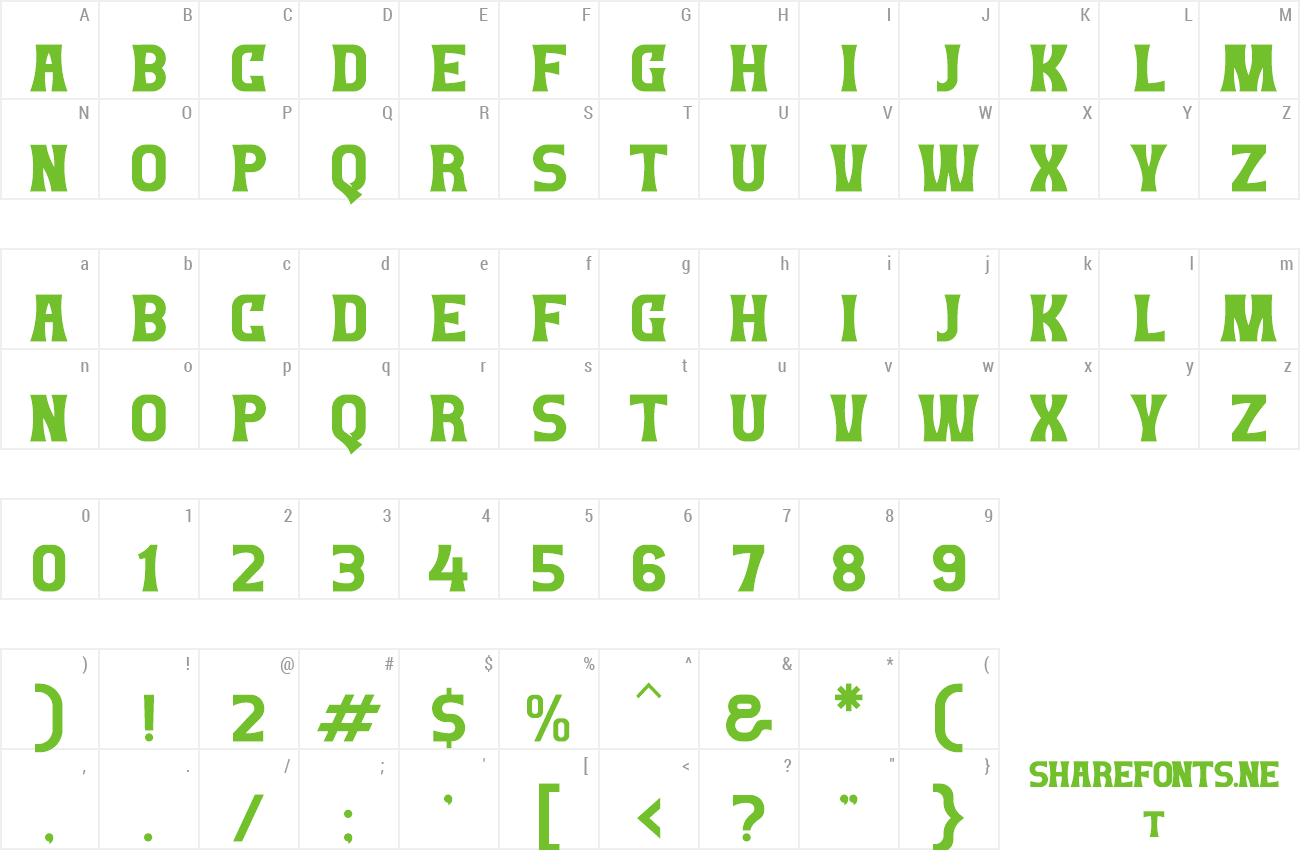 Font Monstar preview