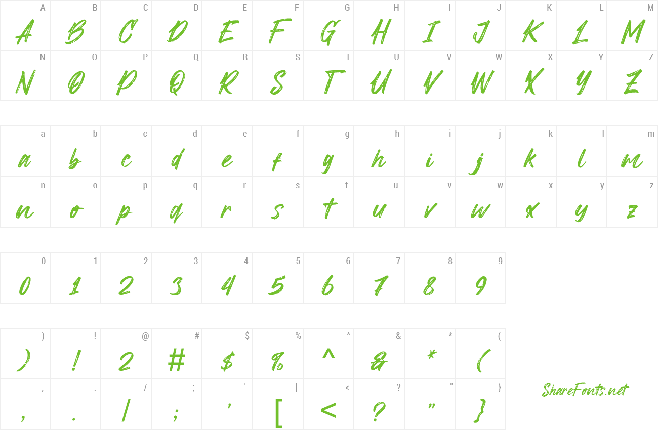 Font Rontlexy preview