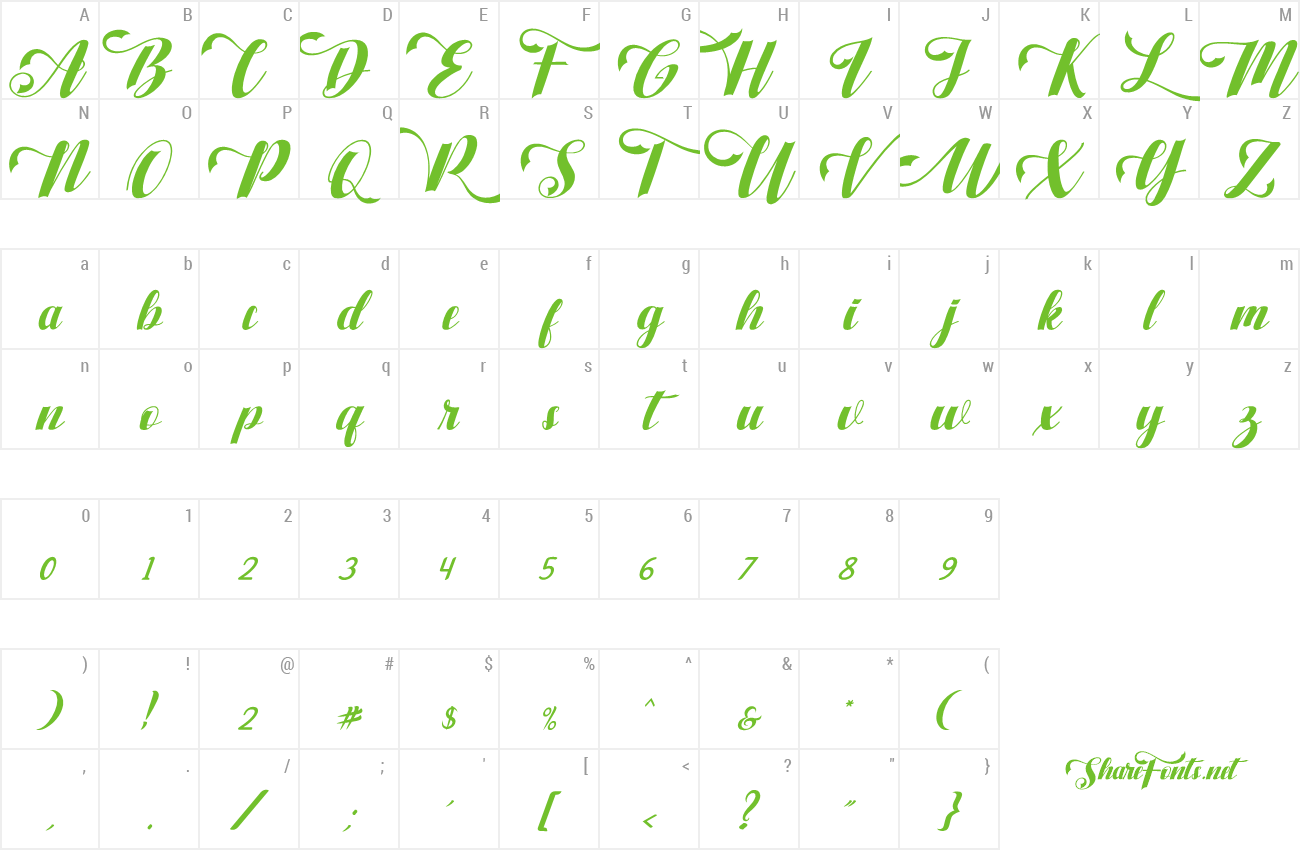 Font StayTrue preview