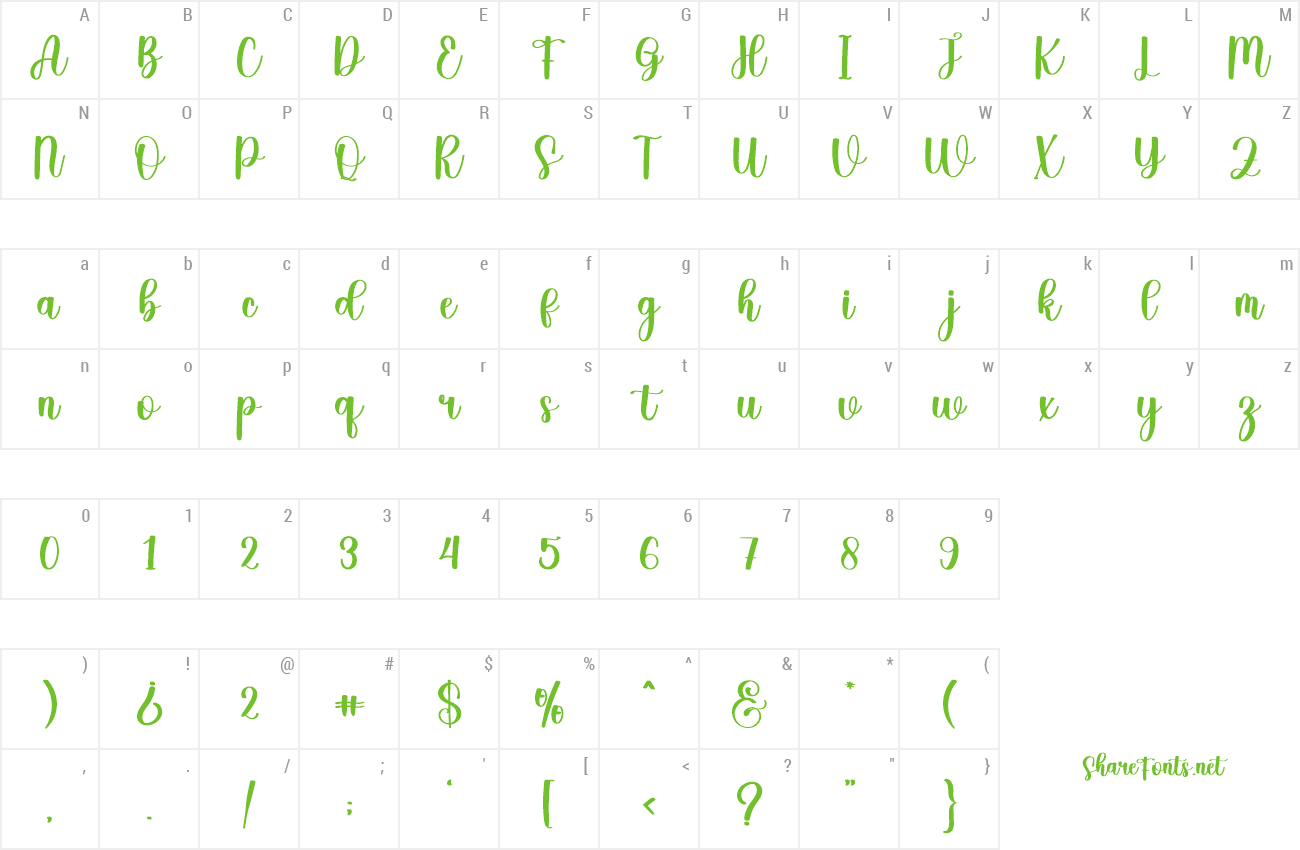 Font Tallenta preview